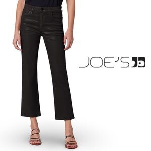 NWT $198 Joe’s The Callie Black Coated High Rise Cropped Boot